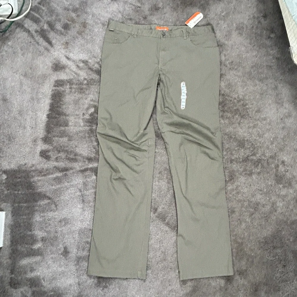 Merrell Articulus Pant Mens 40L Boulder Greige Solid Outdoor Hiking Stretch